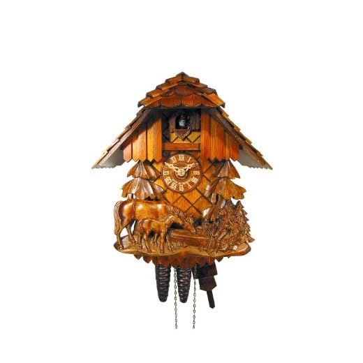 Cuckoo Clock Relif, Horse, Child 1.0457.01.C