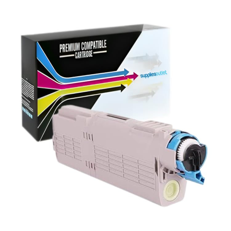 SuppliesOutlet Compatible Toner Cartridge Replacement for Okidata C530 / C532 / 46490601 (High Yield Yellow,1 Pack)