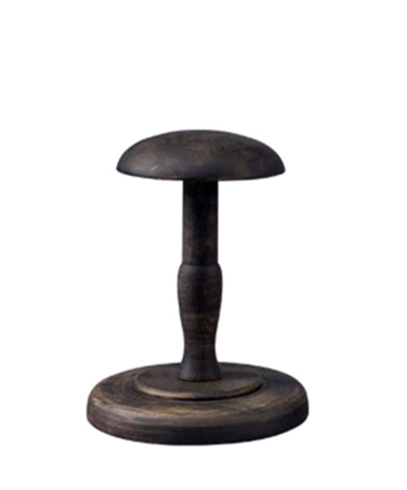 BEIFU FORM Hat Stand Solid Wood Hat Stand Clothing Store Hat Display Rack (Retro, Small)