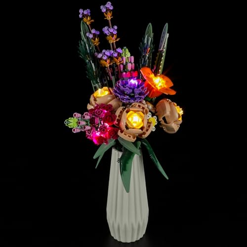 BRIKSMAX Led Light Kit for Lego-10280 Flower Bouquet - Compatible with Lego Icons Building Set- Not Include Lego Set