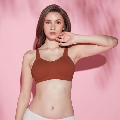 Image of NYKD NYB169 Cotton Non Padded Non Wired Encircled Shaping Bra Full Coverage Side Lift (Plus