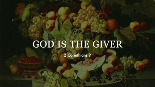Page de couverture de God is The Giver