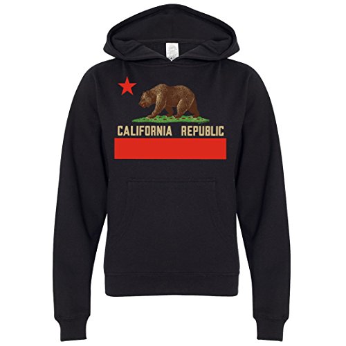Dolphin Shirt Co California Republic Bear Flag Youth Sweatshirt Hoodie