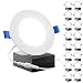 Sunco Lighting 16 Pack 4 Inch Slim LED Downlight with Junction Box,10W=60W, 650 LM, Dimmable, 5000K Daylight, Recessed Jbox Fixture, IC Rated, Simple Retrofit Installation - ETL & Energy Star
