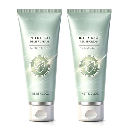 Intertrigo Cream - Skin Folds Care & Chafing Support Relief Cream - Helps Soothe Irritated Skin Fast-Drying Non-Greasy Formula Reduce Moisture & Friction for Daily Skincare Use (2PC)