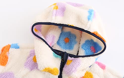 Girl's Jacket Kids Full Zip Ultra Soft Sherpa Fleece Hoodie Sweatshirt3