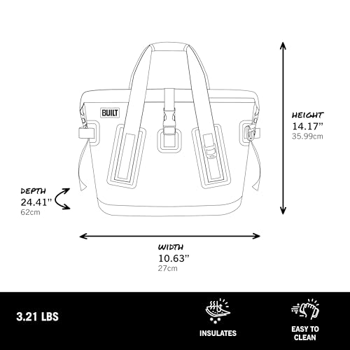 Glacière souple haut de gamme Built isotherme rose poudré - 3