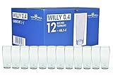 0,4l geeicht Van Well 12er Set Bierglas Willibecher 0,4l geeicht