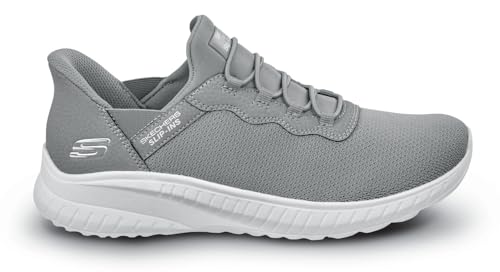 Image of Skechers Womens Black Squad Chaos MaxTrax Soft Toe SRO Slip-On