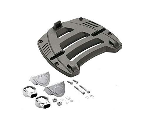 Plaques d'adaptation Givi Monorack F noir pour support de top case moto