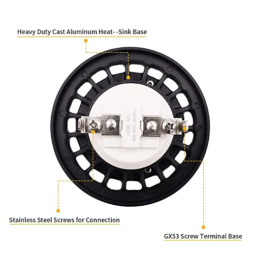 Cheopha Par36 Landscape Led Bulb Spotlight 50W 60W Halogen Equivalent Ip67 Waterproof For Low Voltage Landscape Lighting Outdoor Well Lights Rv Off-Road Vehicles Tractors 10W 12V Cool White Warm White #TOP4