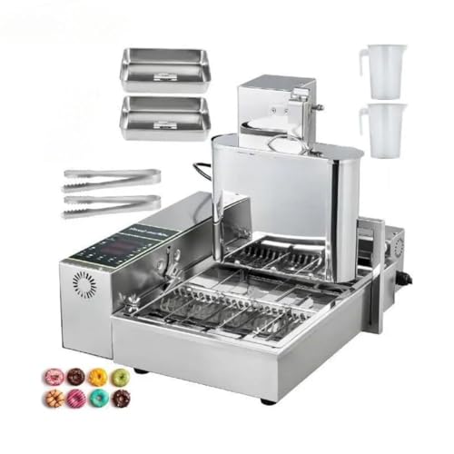 Máquina Eléctrica para Hacer Gofres Y Donas, Alta Eficiencia, 1750 Unidades/Hora, Panel De Control Inteligente, Ideal para Comida Callejera Y Refrigerios.