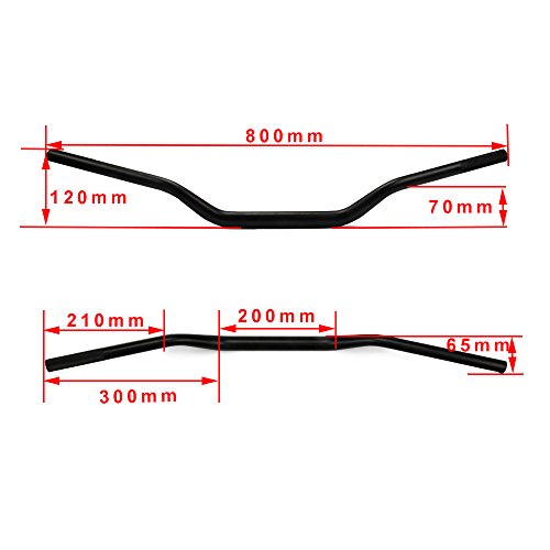 Manubri da moto Manubri per tubi per YZ125 YZ250