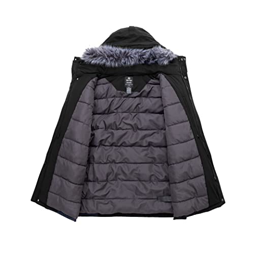 Image of wantdo Men's Big and Tall Winter Coat Parka Jacket with Removable Hood