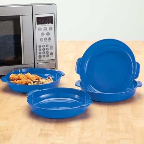 Fox Valley Traders Set of 4 Microwave Plates by Chef's Pride