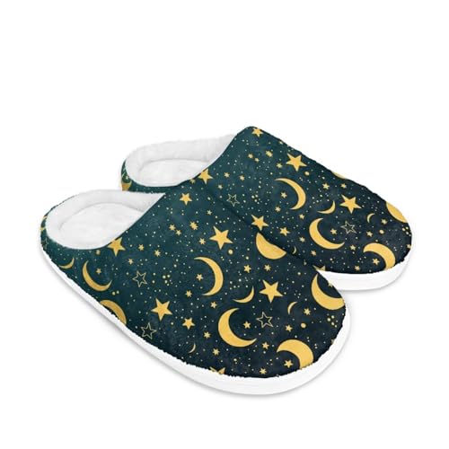 chaqlin House Slipper Universe Fuzzy Sandals for Men Women Furry Bedroom Anti Skid Thick Sole Slippers Casual Outdoor Shoes2