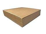 Corrugated Cardboard Filler Insert Sheet Pads 1/8' Thick - 12 x 12 Inches for packing, mailing, and...