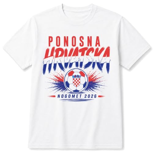 USA Cananda Football Championship 2026 Soccer Fan Shirt Croatia International Football Tee Game Day Apparel T-Shirt Medium White