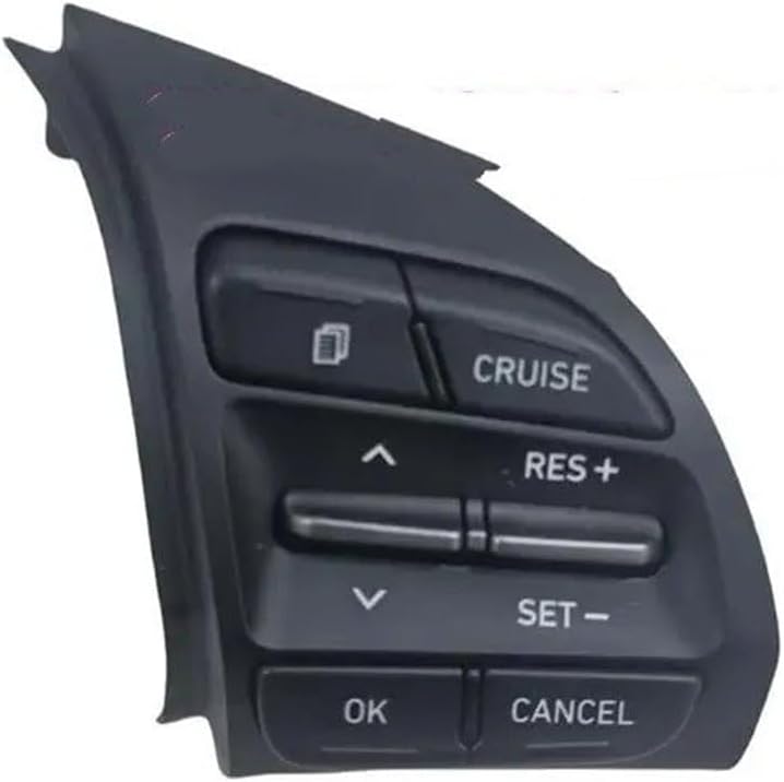 ングホイールコントロールボタン に適合する ヒュンダイ用 コナ用 ヴェロスター用 96720-J3110TSK Lectric車両ステアリングホイールスイッチボタン クルーズボタン ラジオコントロールスイッチ(VelosterJ3110TSK)