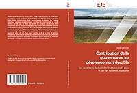 Contribution de la Gouvernance Au Développement Durable 6131553904 Book Cover