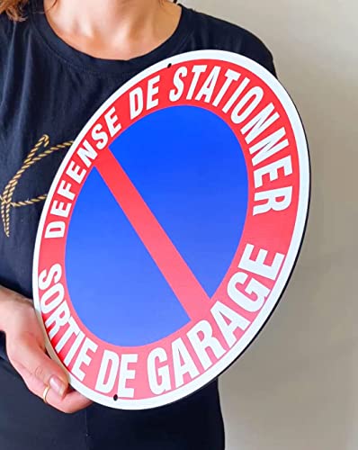 Panneau défense de stationner pour libérer votre sortie de garage