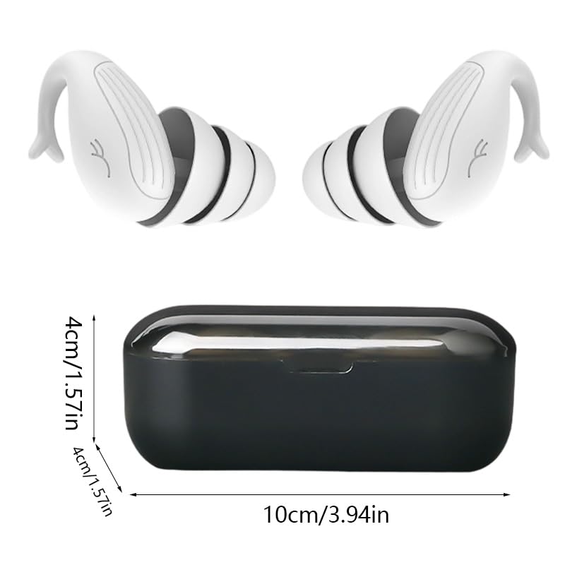 Image of 2pcs Ear Plugs, for Sleeping, Earplugs for Noise Cancelling, Noise Reduction Ear Plugs for Motorcycle Riding, Travel, Office, Study, Swimming, Soft and Comfortable
