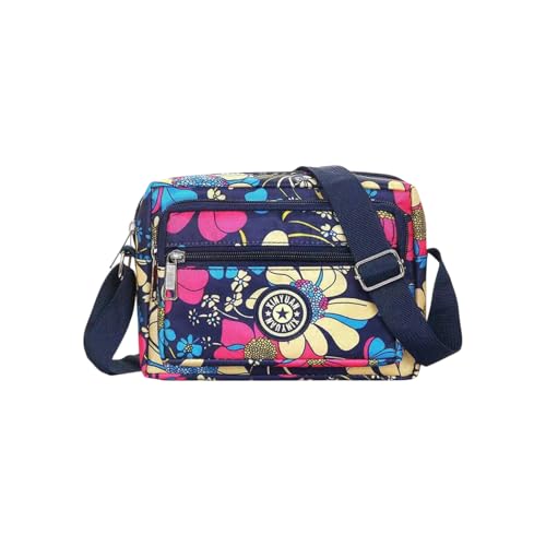 Image of MOMISY Women Mobile Messenger cellphone Bag Ladies Nylon Shoulder Cross Body Long Strap for College, Outing, Travelling, Work