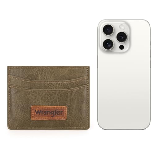 Image of Montana West X Wrangler Card Holder Wallet Minimalist Small Credit Card Wallet Rfid Blocking Ultra Slim ID Card Holder for Women