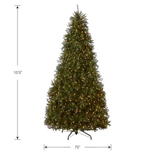 National Tree Company DUH-330LD-10S Pre-Lit Artificial Full Christmas Tree, Green, Dunhill Fir, Dual Color Led Lights, Includes Stand, 10 Ft thumb #5