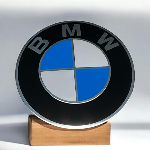 véritable BMW insigne de Centre de roue en alliage léger PAC Sticker Autocollant emblème 64,5 mm (36136767550)
