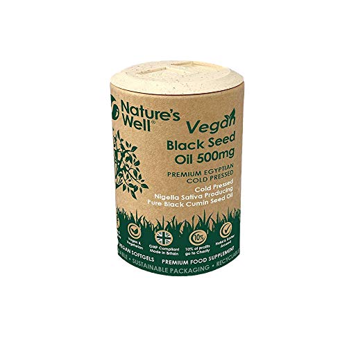 Nature's Well Black Seed Oil 500mg Capsules
