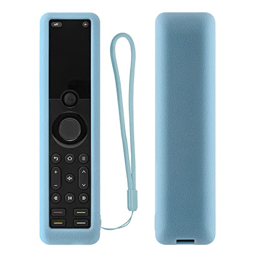 Luminous Blue Remote Case Only for SofaBaton X1 Universal Remote Shockproof Skin-Friendly Anti-Lost Remote Cover with Loop (Glow in Dark Blue)