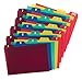 Oxford Poly Index Card Guides, Alphabetical, A-Z, Assorted Colors, 4