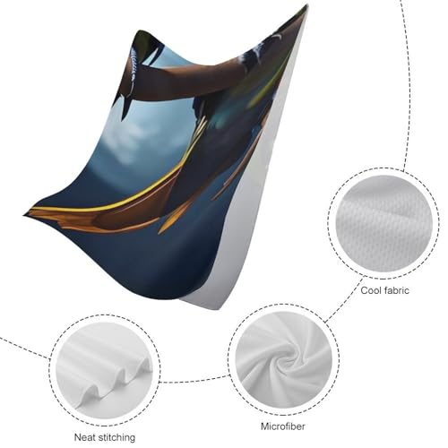 Serviette de camping anti-humidité serviette douce imprimé perroquets