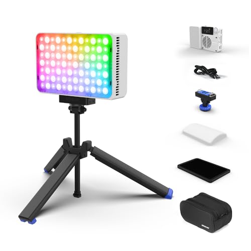 amaran Ace 25c Kit RGB Pocket LED Light,Boost Mode to 32W Mini On Camera Video Light,2300K~10000K Support Magnetic Attraction and App Control with Car