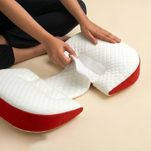 Image of CareFoam Pregnancy Pillow Adjustable Butterfly Design for Sleeping|Memory Foam|Body Maternity Pillow for Belly, Back, Hips & Legs Support|Soft, Breathable & Travel-Friendly