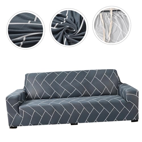 Housse de canapé extensible protection complète contre les taches en polyester