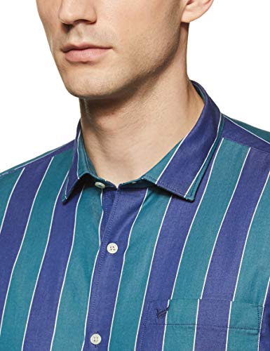 Image of blackberrys Men's Striped Slim fit Casual Shirt