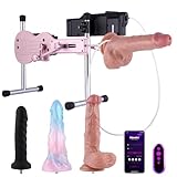 Hismith Mini Sex Machine, APP Controlled Premium Sex Machine with KlicLok System, AK09 Pink Love Machine, Thrusting Machine for Adult