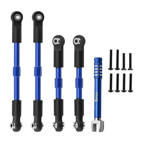 RC���f���L�b�g�̃R���|�[�l���g For Arrma For Gorgon 4x2 For Vorteks 2wd Fury Mega 550 Quake 1/10 �^�[���o�b�N���L�����o�[�����N�ܐ�Z�b�g�����P�[�W RC �A�b�v�O���[�h���i(Blue)