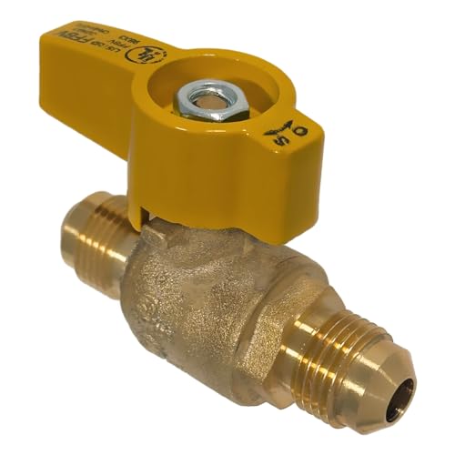 XFITTING 3/8 Inch Flare X 3/8 Inch Flare Gas Valve, 5 Pieces by XFITTING - Used condition - US$25.79