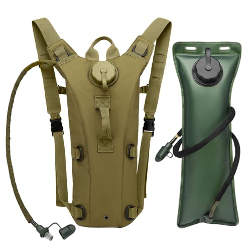 Flintronic Hidratacion Trail Running, Mochila Ciclismo con Agua de 3L, Transpirable Mochila Hidratación para Exteriores, Montaña, Senderismo (Caqui) Flintronic Hidratacion Trail Running, Mochila Ciclismo con Agua de 3L, Transpirable Mochila Hidratación para Exteriores, Montaña, Senderismo (Caqui)