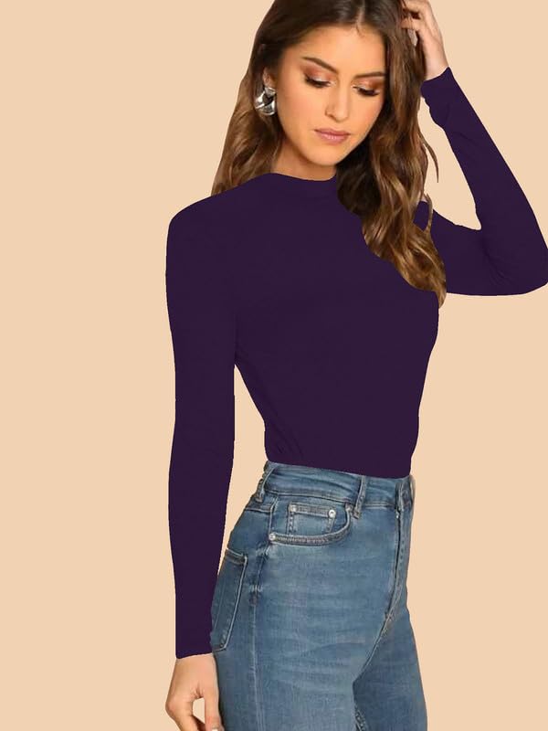 Image of Dream Beauty Fashion Women's Casual Round Neck Long Sleeves Stylish Top, 23 inch inches (Top Empire-06)