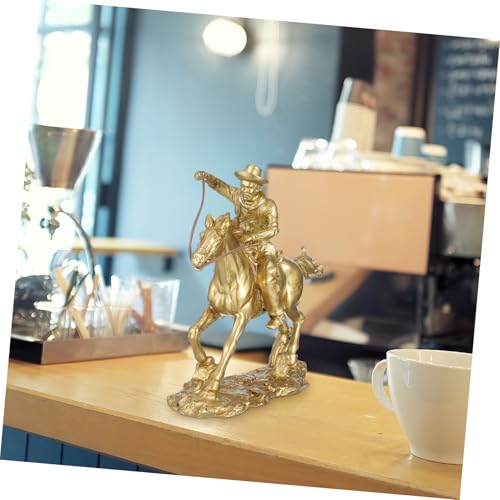 Statue cheval résine ornement chic à offrir comme cadeau d'anniversaire élégant - 5