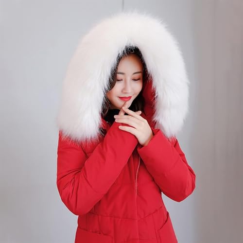 Womens Long Puffer Coat Packable Down Coat Ultralight Parkas Jacket Plus Size Zip Up Winter Hooded Insulated Coat (Color : Red, Size : M) - Image 6