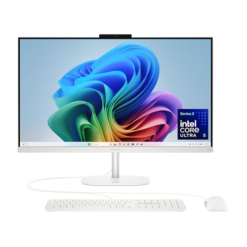 Image of HP OmniStudio 27 inch All-in-One Desktop Next Gen AI PC, FHD Display, Intel Core Ultra 5 325, 16 GB RAM, 512 GB SSD, Intel Graphics, Windows 11 Home, Jet Black, 27-cy0002 (2026)