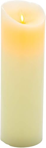 Restaurantware Fire Tek - Pilar LED programable C & les de 3 x 8.7 pulgadas (3 x 8.7 pulgadas) - Pilar LED programable C&les - Llama bailarina, para