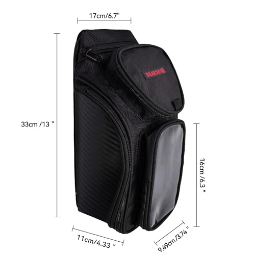 Dracarys Motorcycle Tank Bag - Oxford Saddle Black Motorbike Bag - Strong Magnetic Bag for Honda Yamaha Suzuki Kawasaki Harley by Dracarys - Image 2