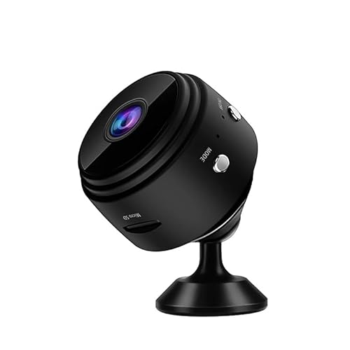 Mini 0.9 Inch Mini Wireless WiFi Camera with Night Vision & Motion Detection, 1080P HD Audio/Video Recording for Home Security, Baby/Nanny/Pet Monitor Indoor Outdoor Use