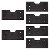 Bothyi Tumble Dryer Base Filters Replaces Accs Reusable Foam Filters Spare Parts for Air Conditioners GE Profile Washer and Dryer Combo, 6 pieces